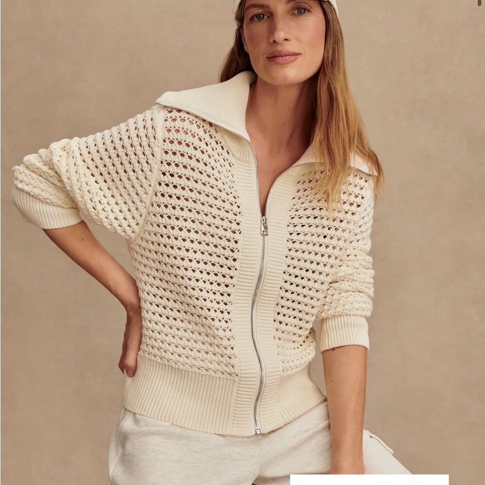 Varley Eloise Knit Zip-through Sweater